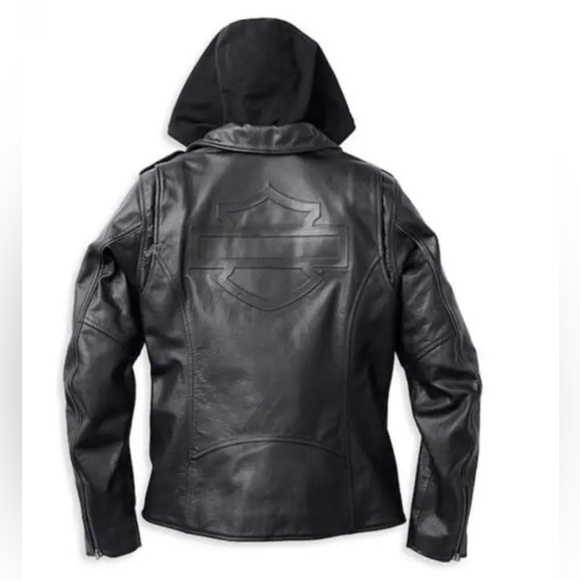Harley-Davidson Women’s Potomac 3-in-1 Leather Riding Jacket size medium - Picture 2 of 15